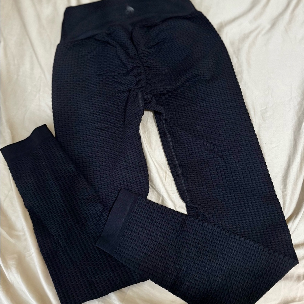 Ryderwear Kids Black Textured Leggings